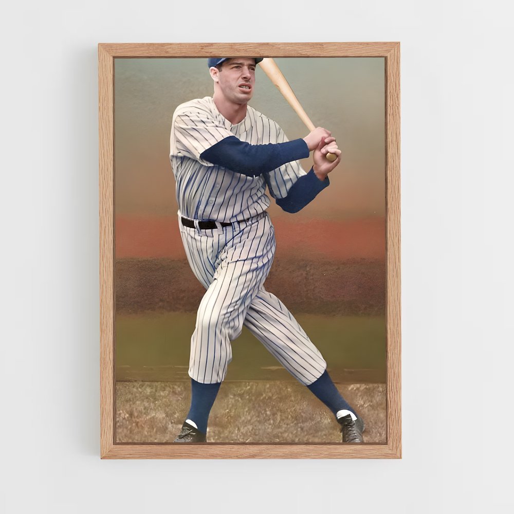 Poster Joe dimaggio – affiche Baseball (vue 4)